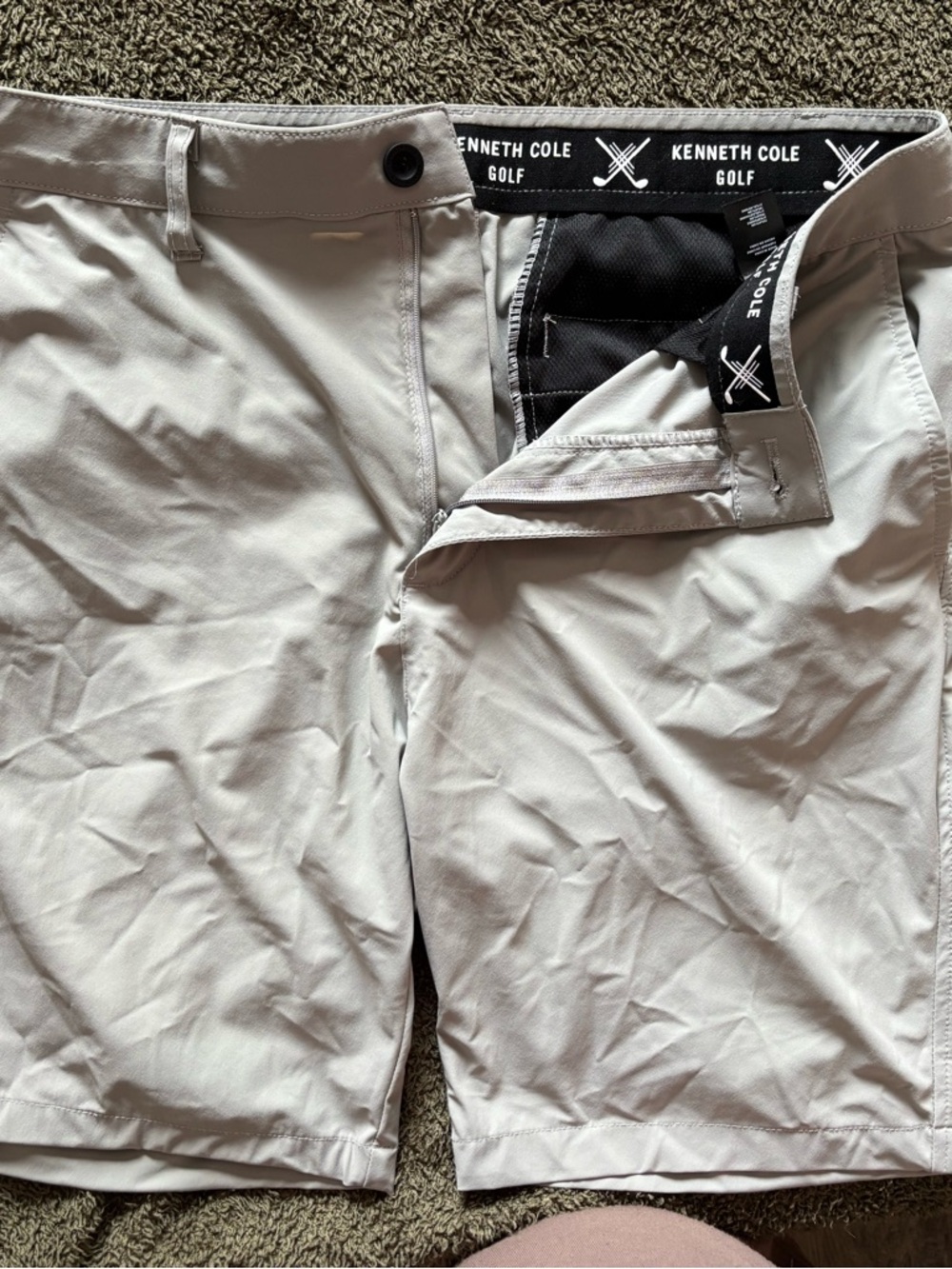 Kenneth Cole Light Gray Golf Shorts